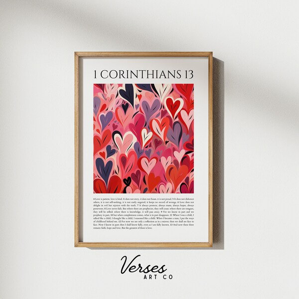 1 Corinthians 13 Art - Etsy