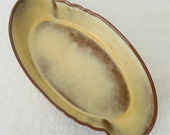 ヴィンテージ フランコマ陶器ボウル 205 プレーンズマン クリーム サービングボウル ディッシュ ホームデコレーション