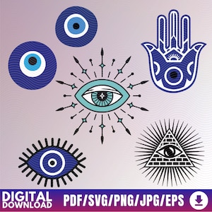 Evil Eye digital file, Evil Eye tshirt design, Evil Eye favor, Pyramid digital design, Instant download, Printable, Svg, Png, Jpg, Eps