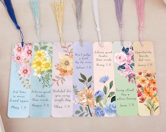 Personalized Pressed Flower Bookmark, Daisy Resin Bookmark, Custom Bookmark with Name, Floral Bookmarks for Women, Reader Gift, Gift for Her