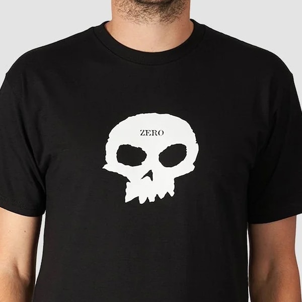 Camiseta de Skate Zero Skull, camiseta con Logo de Sid Toy Story, camiseta clásica de la vieja escuela, marca de monopatín