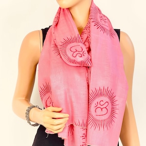 OM meditation scarf, Big Aum scarf, Yoga scarf, Yoga Meditation Shawl, OM symbol scarves, colorful pareo, OM wrap Shawl