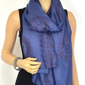 OM meditation scarf, Big Aum scarf, Yoga Om Shiva Symbol scarf, Yoga Meditation Shawl, Aum Symbol Big scarves, colorful pareo, OM wrap Shawl