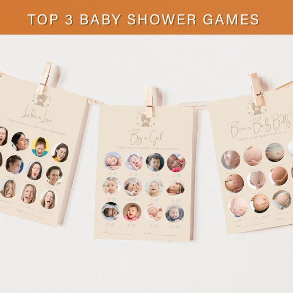 Love or Labor Baby Shower Game - Etsy