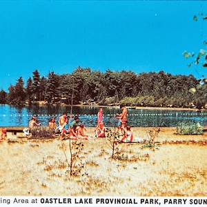 Carte postale ancienne - Parc provincial du lac Oastler