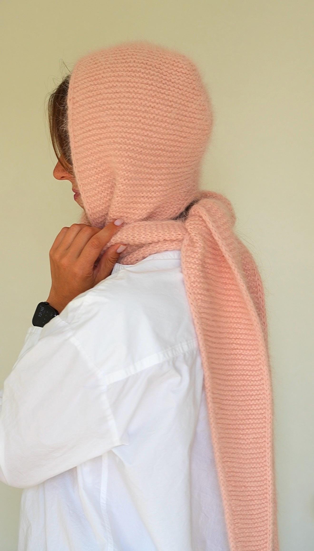 SOPHIE HOOD – Angora Hood-scarf - Etsy display picture 2