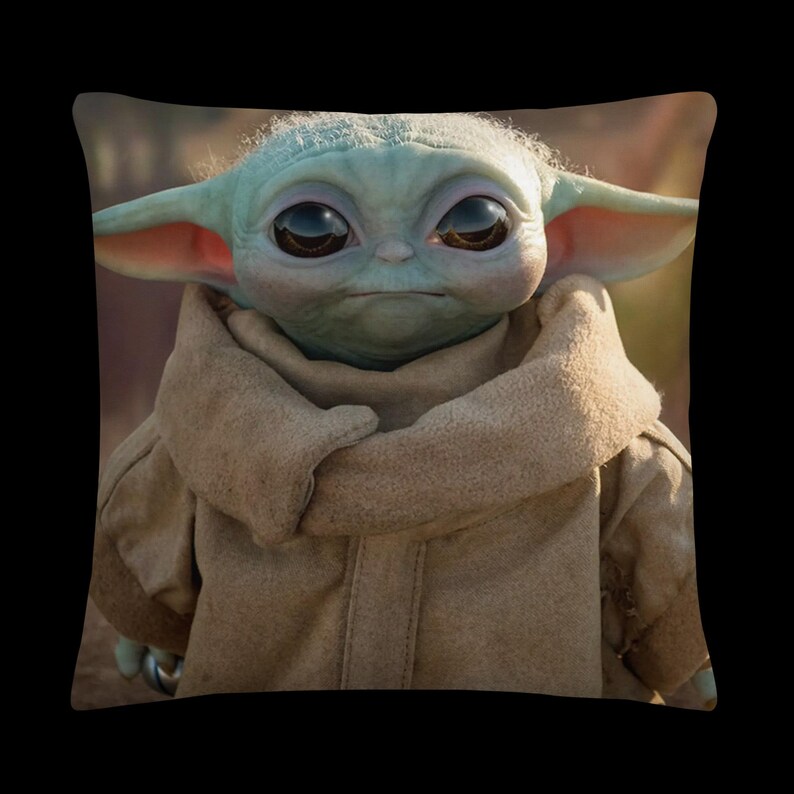 Snuggle With Our Baby Yoda Pillow Etsy