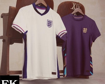 New England Away Soccer Jersey, England Home Football Shirt, Sports Kits Gift For Men