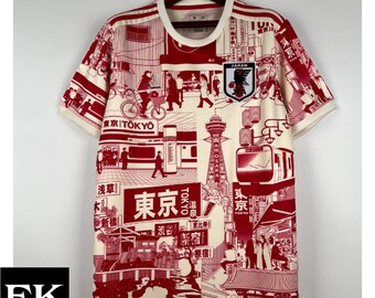 Japan Tokyo voetbalshirt, Japan speciaal voetbalshirt, Japanse Trikot, sporttenues cadeau voor mannen