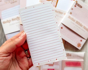 Boho Mini Margin Notes Bible Sticky Notes Inserts