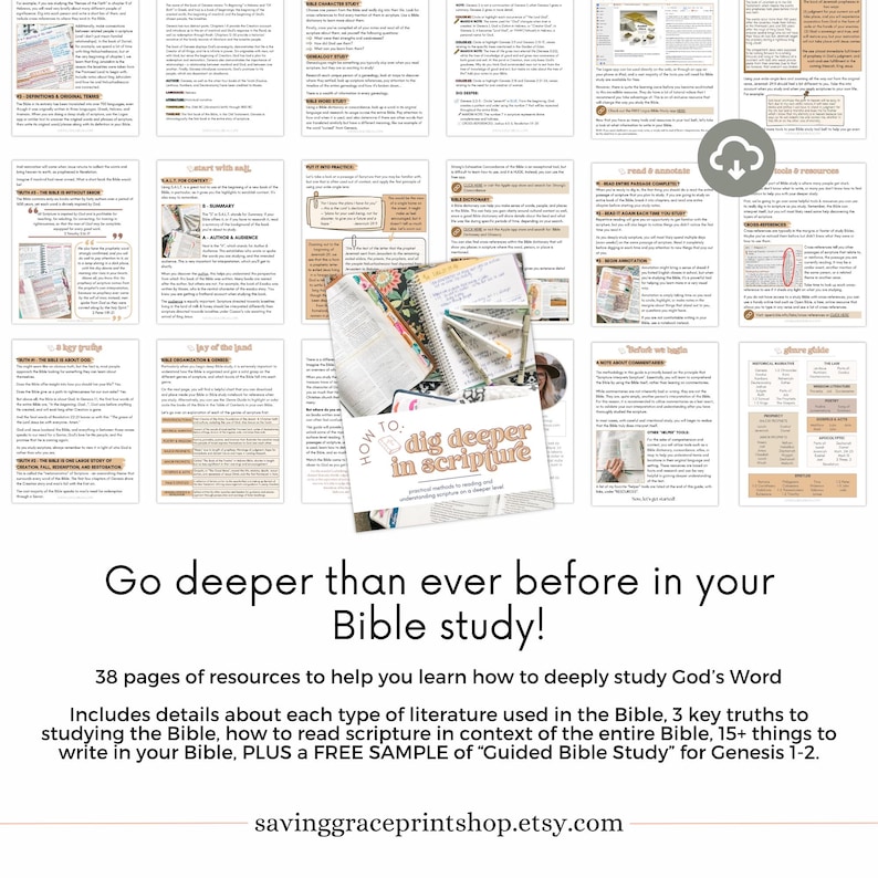 How to Dig Deeper in Scripture | Scripture Study, Practical Tips ...