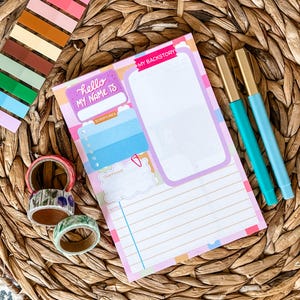 Bright Bible Character Study Notepad Insert, Inductive Study Notes