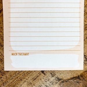 Boho Sermon Notes Notepad: 5x7 Double-Sided Christian Stationary image 11