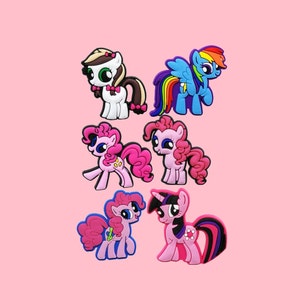 My Little Pony Croc Charms - Decorative Shoe Charms for Crocs - Fashionable Croc Charm - Shoe Charm