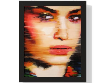 The Eighth Muse - Melpomene 16" x 20" Framed Poster Goddess Mythology Portrait Blur Impressionism