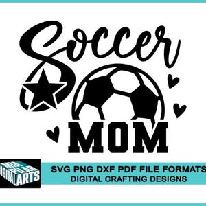 Soccer mom t-shirt svg,svg dxf pdf png files,Cricut cut file,Silhouette,Soccer mom life svg,Soccer and cheer mom svg,proud soccer mom svg
