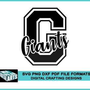 Giants t-shirt svg,svg dxf pdf png files,Cricut,Silhouette,Giants school spirit svg,Giants cheerleading svg,Giants cut file,Giants logo svg