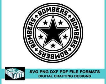 Bombers t-shirt svg,svg dxf pdf png files,Cricut cut file,Silhouette,Bombers school spirit svg,Bombers cheerleading svg,Bombers cut file