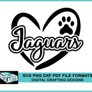 Jaguars t-shirt svg,svg dxf pdf png files,Cricut cut file,Silhouette,Jaguars school spirit mascot,Jaguars graphic tee svg,Jaguars sports tee