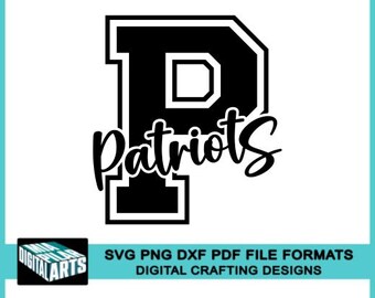 Svg de t-shirt patriotes, fichiers dxf pdf png, Cricut, Silhouette, svg esprit école patriotes, pom-pom girl patriotes svg, svg de la fierté patriote
