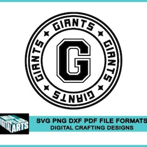 Giants t-shirt svg,svg dxf pdf png files,Cricut,Silhouette,Giants school spirit svg,Giants cheerleading svg,Giants cut file,Giants logo svg
