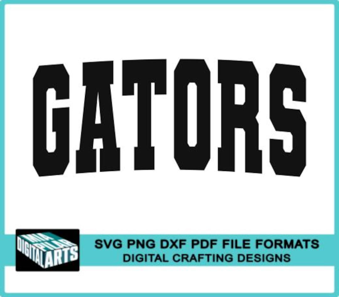 Gators Pdf Gators Svg Cricut and Silhouette,printable School Pride Png Design ...