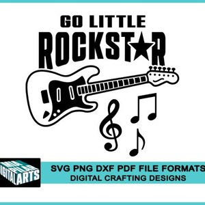 Little Rockstart t-shirt svg,svg dxf pdf png files,Cut files,Cricut cut files,Silhouette,Go little rockstar tiktok,Go little rockstar design