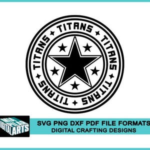 Titans t-shirt svg,svg dxf pdf png files,Cut files,Cricut,Silhouette,Titans school spirit svg,Titans cheerleading svg,Titan pride svg