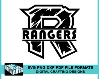 Rangers SVG/ Rangers PNG / Ranger Cutting File Silhouette or Cricut ...
