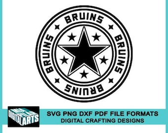 Camiseta de los Bruins (SVG), archivos SVG, DXF, PDF y PNG, archivo de corte Cricut, silueta, espíritu escolar de los Bruins (SVG), animadoras de los Bruins (SVG), beca de los Bruins (SVG)