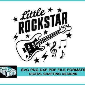 Little Rockstart t-shirt svg,svg dxf pdf png files,Cut files,Cricut cut files,Silhouette,Go little rockstar svg,Little rockstar birthday svg