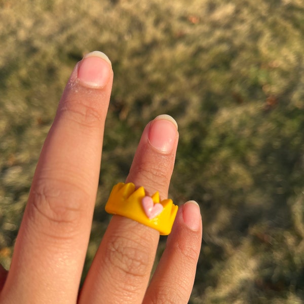 Heart Crown Ring