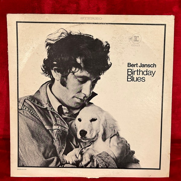 Bert Jansch  Birthday Blues  Vintage Vinyl Record LP   RS 6343  1969 Reprise Records