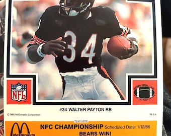 1985 Chicago Bears Special Edition NFL/McDonalds Sammelkarten