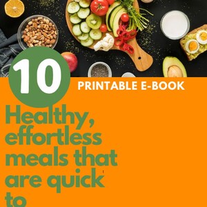 10 gesunde Mahlzeiten Rezept E-Book zum Ausdrucken (PDF)