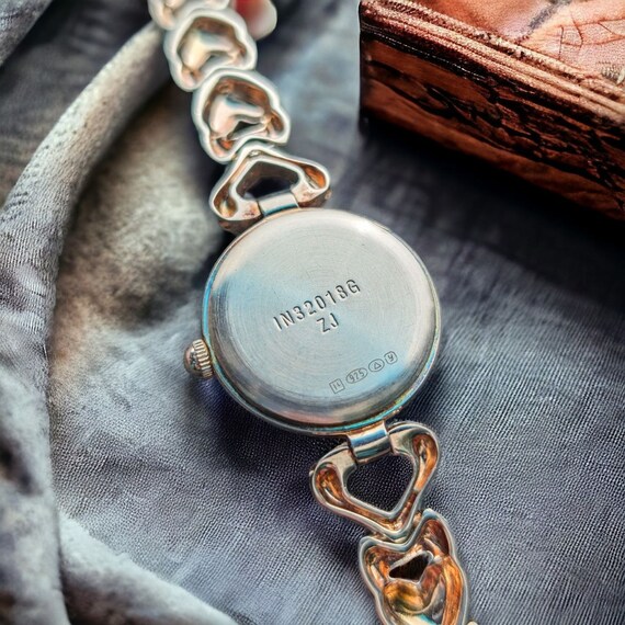 Vintage solid silver 925 hallmarked wristwatch fr… - image 3