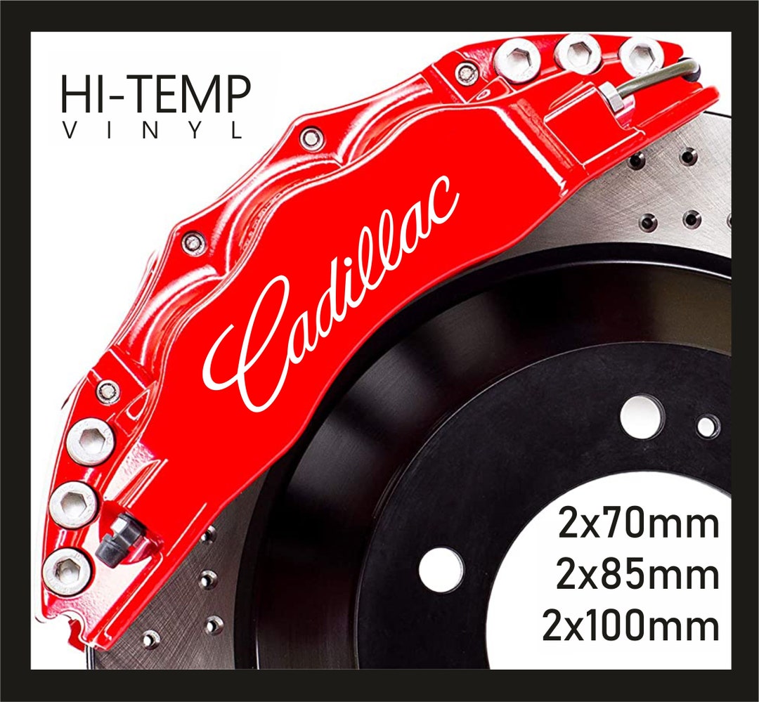 Cadillac Brake Caliper Decals / Stickers X 6 Etsy
