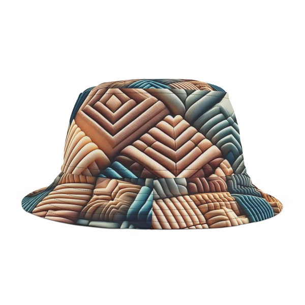 Earthtoned Bucket Hat (AOP)