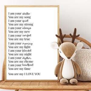 Inspirational Nursery Quote Art: Gender Neutral Baby Room Decor (Digital Download)