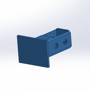 Blank Hitch Cover STL voor 2" trekhaken (verborgen opbergvak) | Anti-tailgating | Gemaakt in de VS | 1802. FabCo