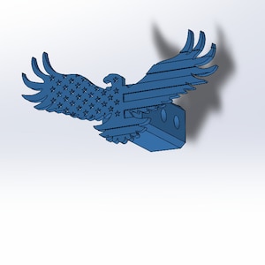 USA (Eagle) trekhaakafdekking STL voor 2" trekhaken (verborgen opbergvak) | Anti-achterklep | Gemaakt in de VS | 1802. FabCo