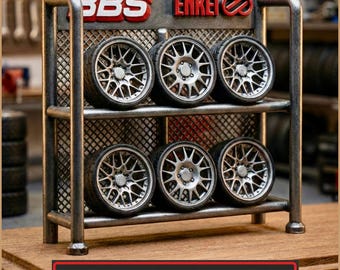 Portaequipajes para garaje estilo JDM (STL) - Multiescala