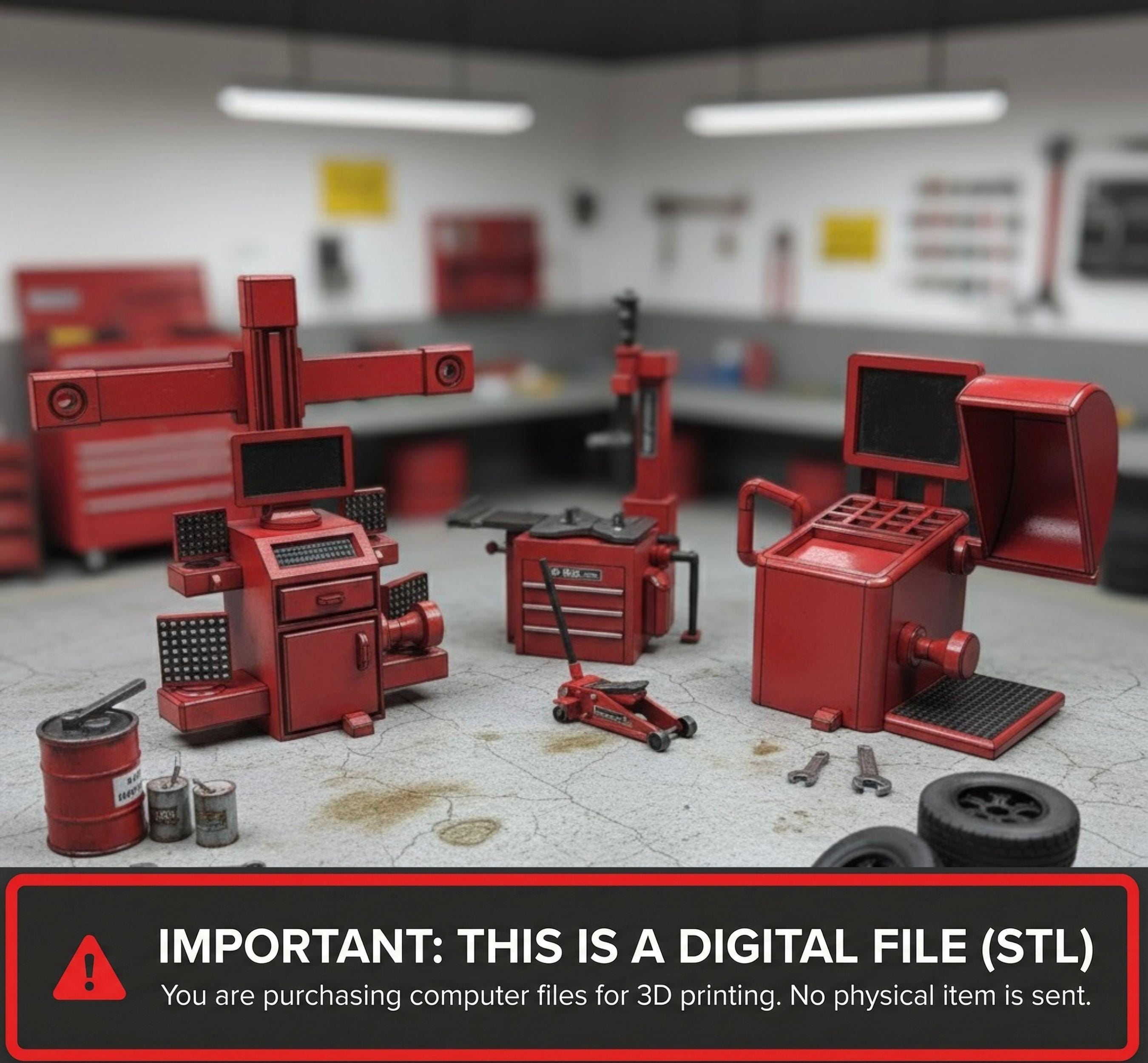 Garage diorama kit 1:10 - Etsy 日本