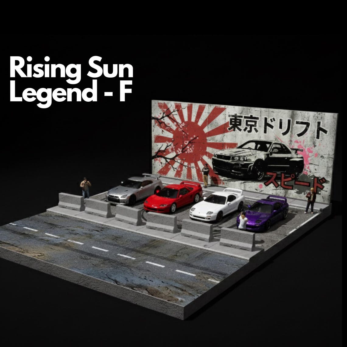Tokyo Street JDM Diorama – 1/64 Scale Garage Display - Etsy