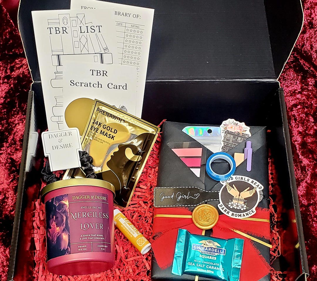 Dark Romance Blind Date With a Book Gift Box: Bookish Accessories - Etsy