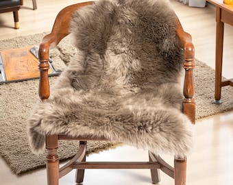Handmade Faux Sheepskin Single Rug - Luxury Faux Rug - Floor Rug - Vole - Cozy Luxe Floor Decor - Wedding Gift - Home Decor - Washable
