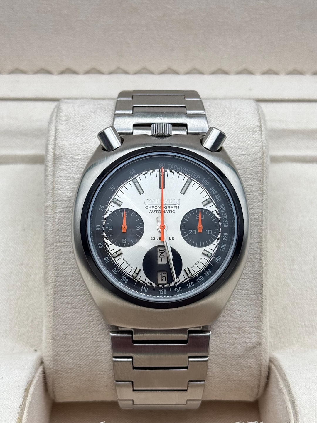 1980 Citizen 67-9011 Bullhead Chronograph - Etsy