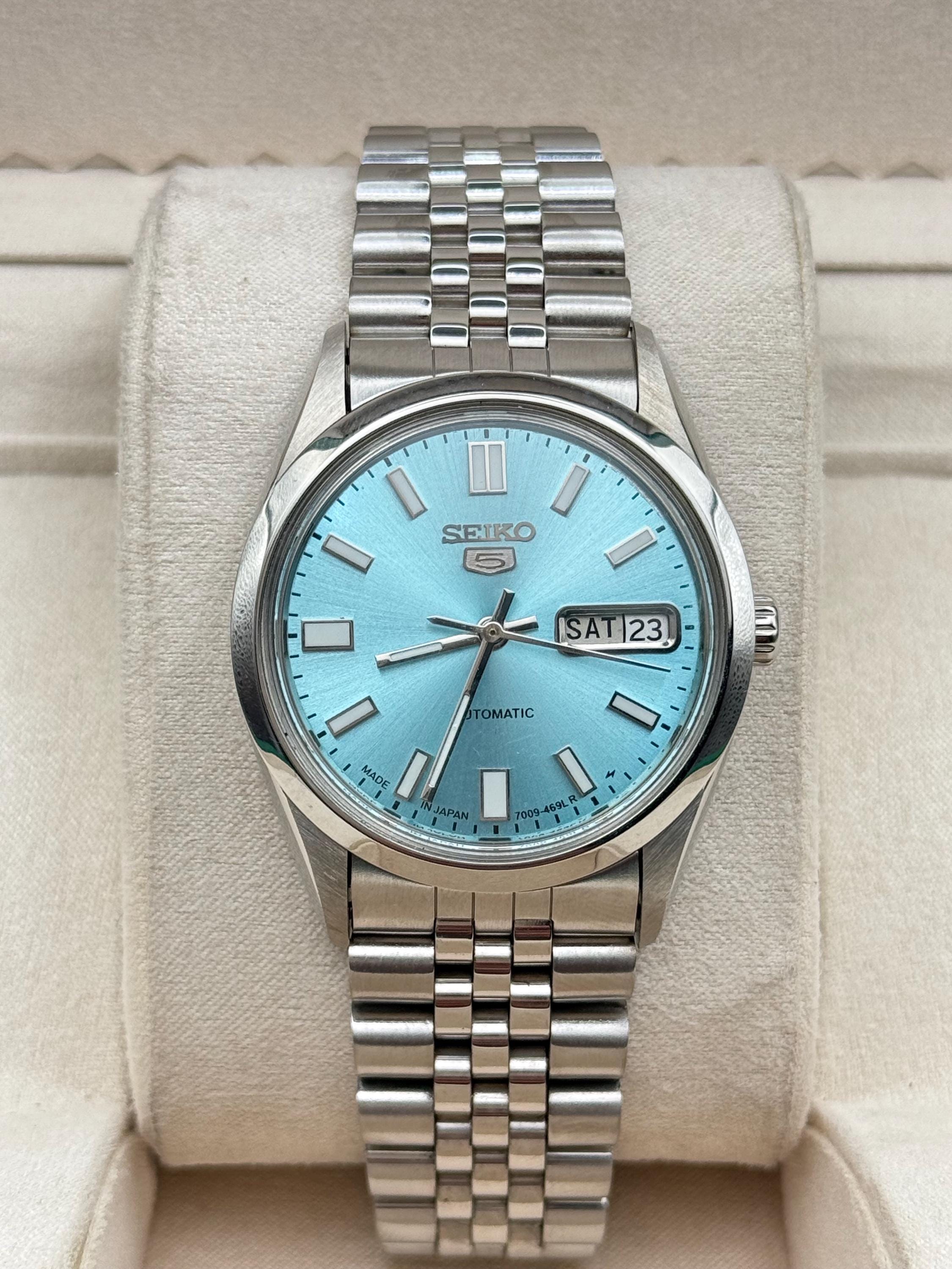 【美品】MOD 5 カスタム NH36搭載 デイトジャスト プレジデントブレス Amazon.co.jp: [BASIS+] 腕時計 プレジデント 3連 シルバー 22mm