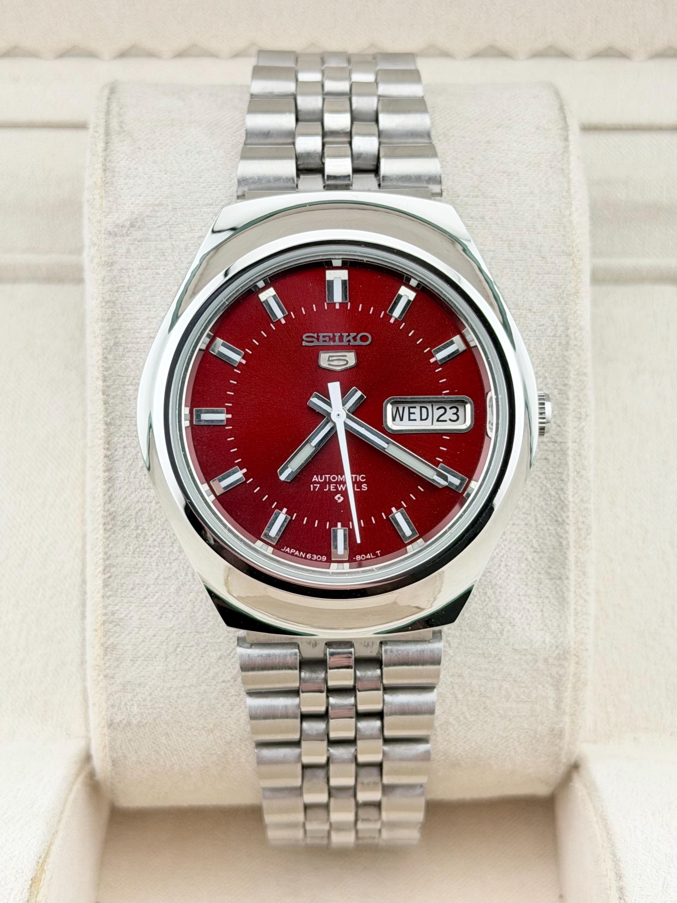 Seiko red watch - Etsy 日本