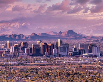 Phoenix Skyline Arizona Canvas Print Wall Art